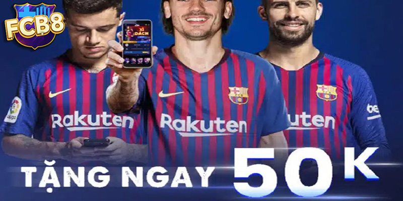 Khuyến mãi FCB8 - Tham gia vòng quay thần tài khuyến mãi 50% tiền thưởng